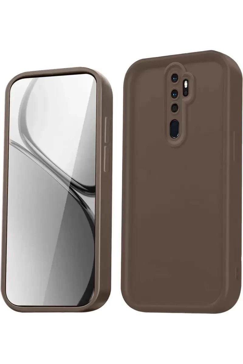 Mey İthalat®   Redmi Note 8 Pro Kılıf Viera Silikon - Kahverengi