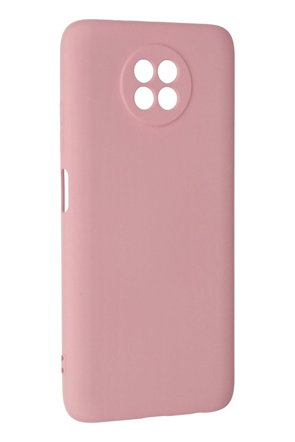 Mey İthalat®   Redmi Note 9 5G Kılıf Nano içi Kadife Silikon - Pembe