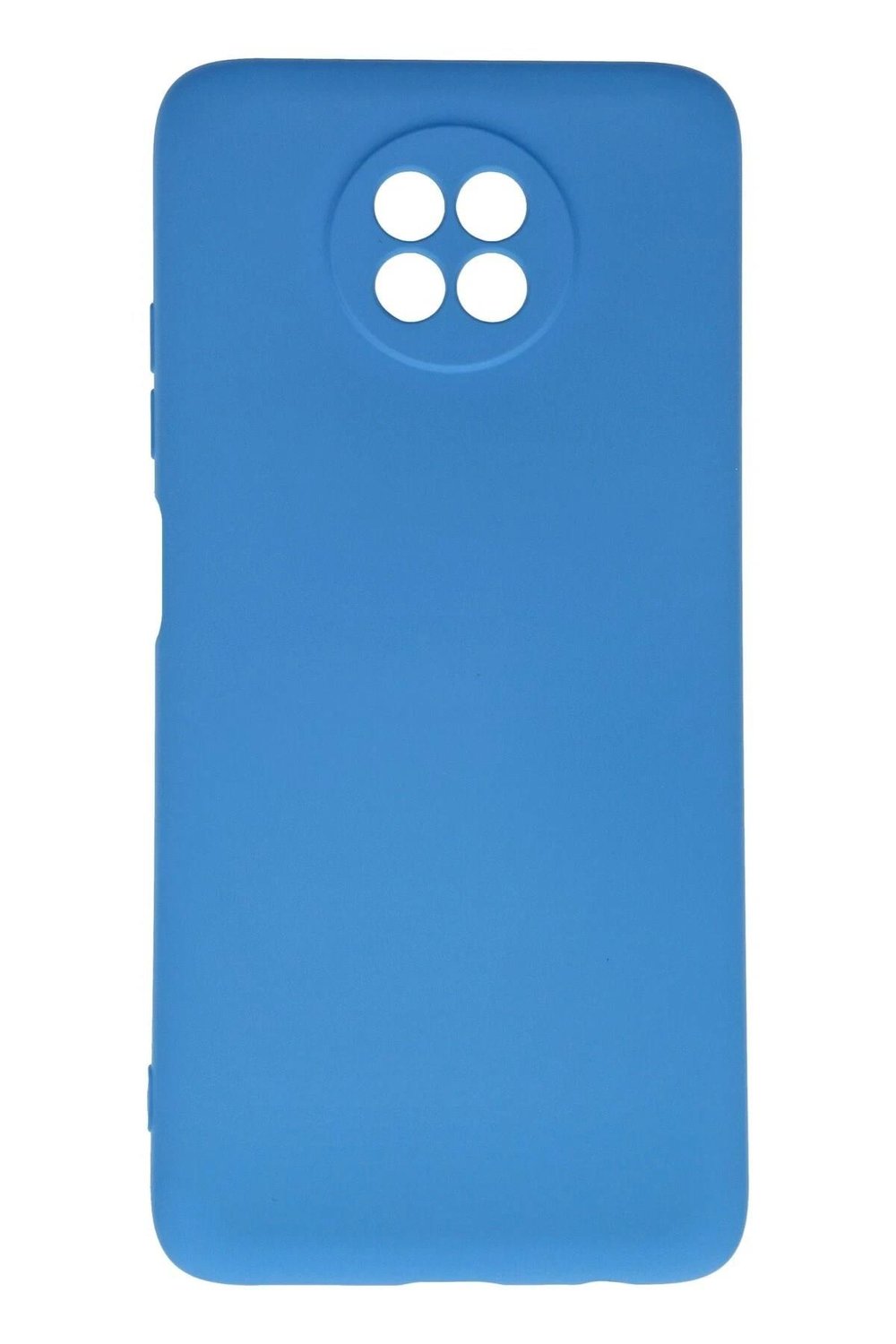 Mey İthalat®   Redmi Note 9 5G Kılıf Nano içi Kadife Silikon - Mavi