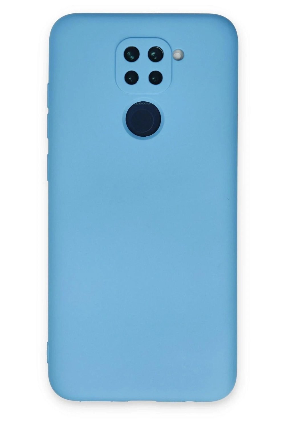 Mey İthalat®   Redmi Note 9 Kılıf Nano içi Kadife Silikon - Mavi