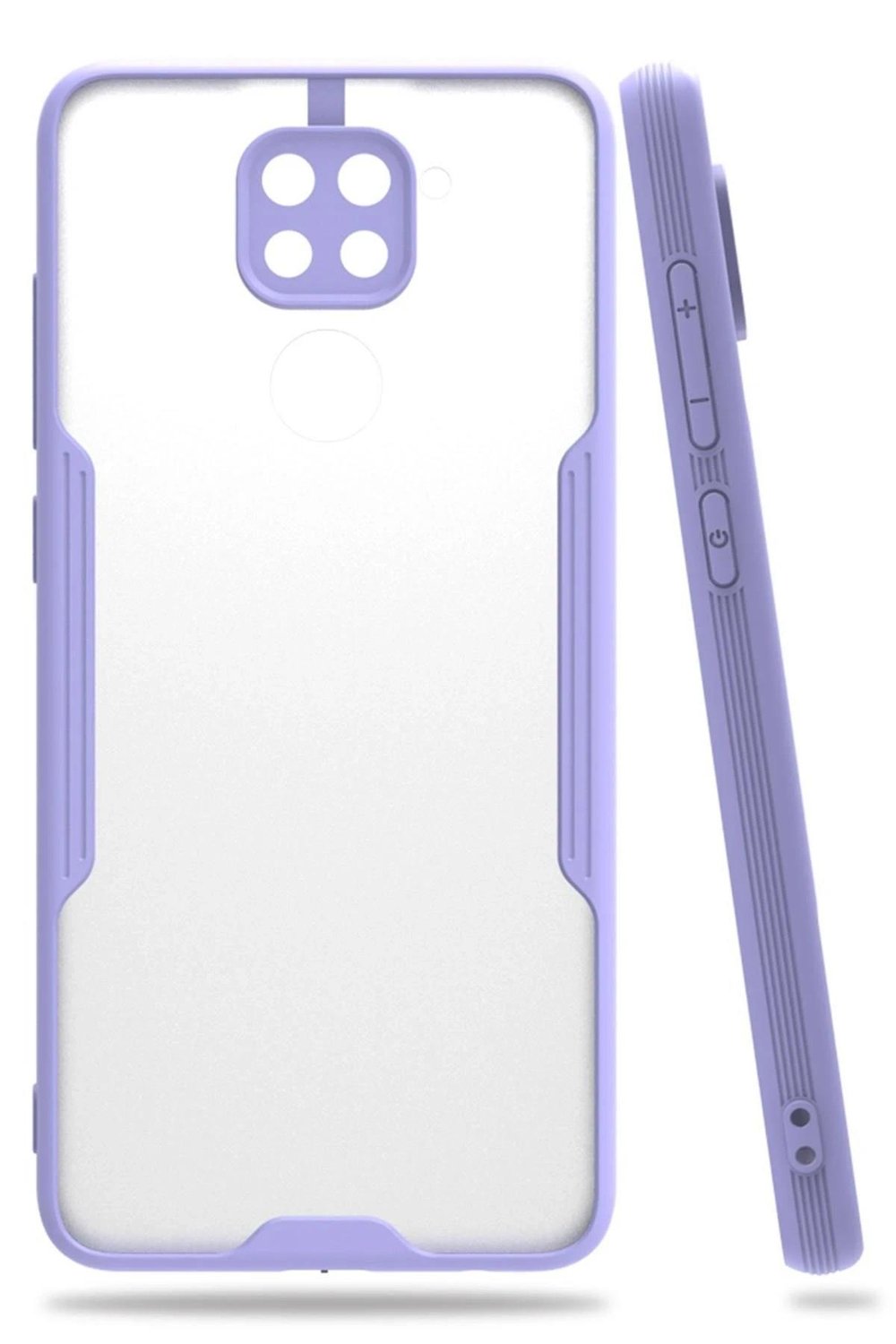 Mey İthalat®   Redmi Note 9 Kılıf Platin Silikon - Lila