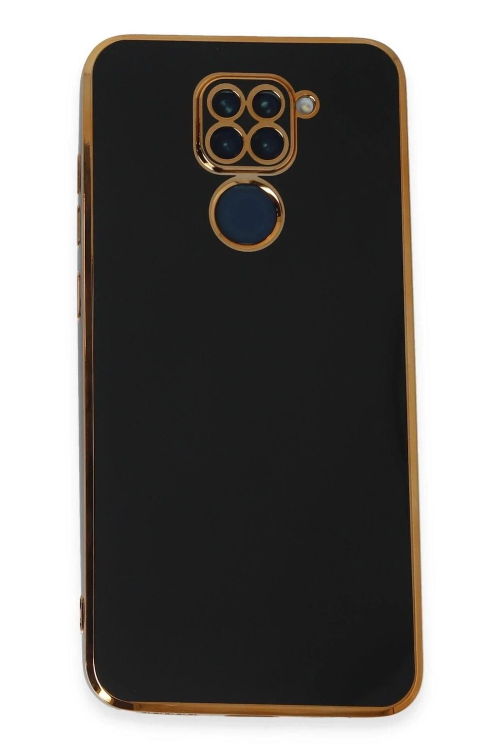 Mey İthalat®   Redmi Note 9 Kılıf Volet Silikon - Siyah