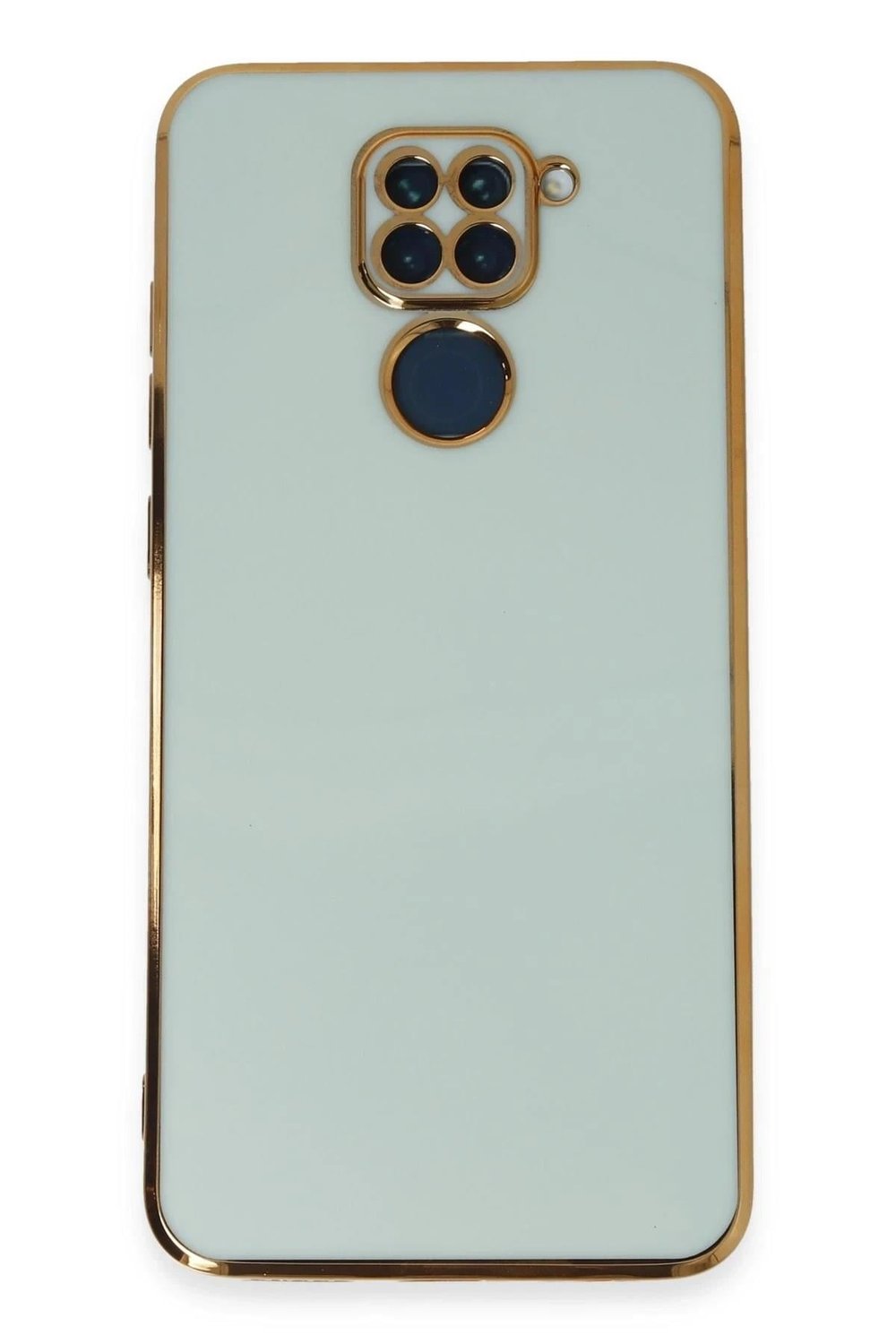 Mey İthalat®   Redmi Note 9 Kılıf Volet Silikon - Açık Yeşil