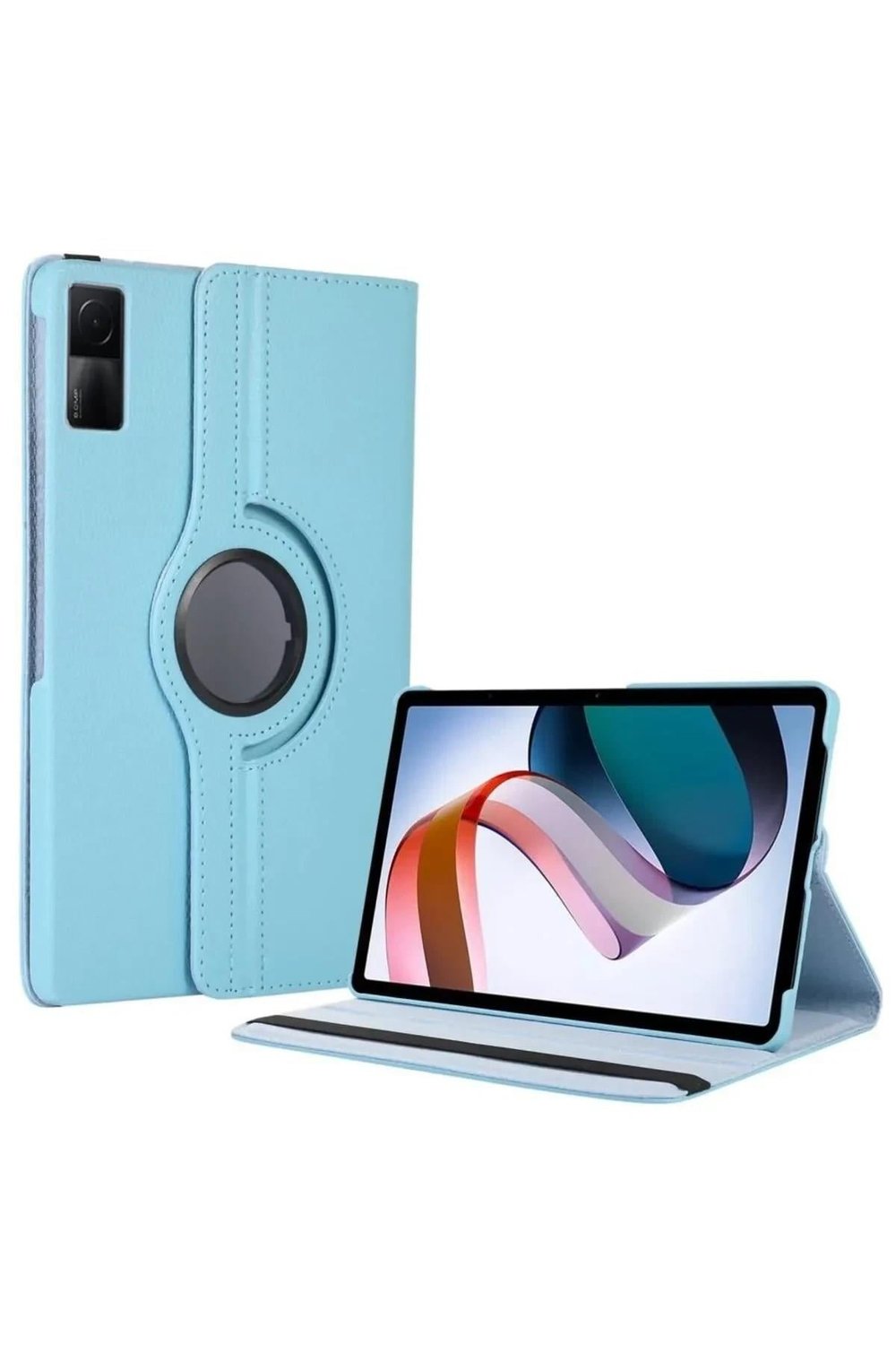 Mey İthalat®   Redmi Pad SE 4G Kılıf 360 Tablet Deri Kılıf - Turkuaz