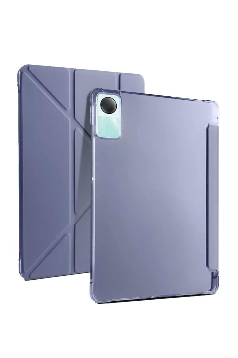 Mey İthalat®   Redmi Pad SE 4G Kılıf Kalemlikli Mars Tablet Kılıfı - Lavender