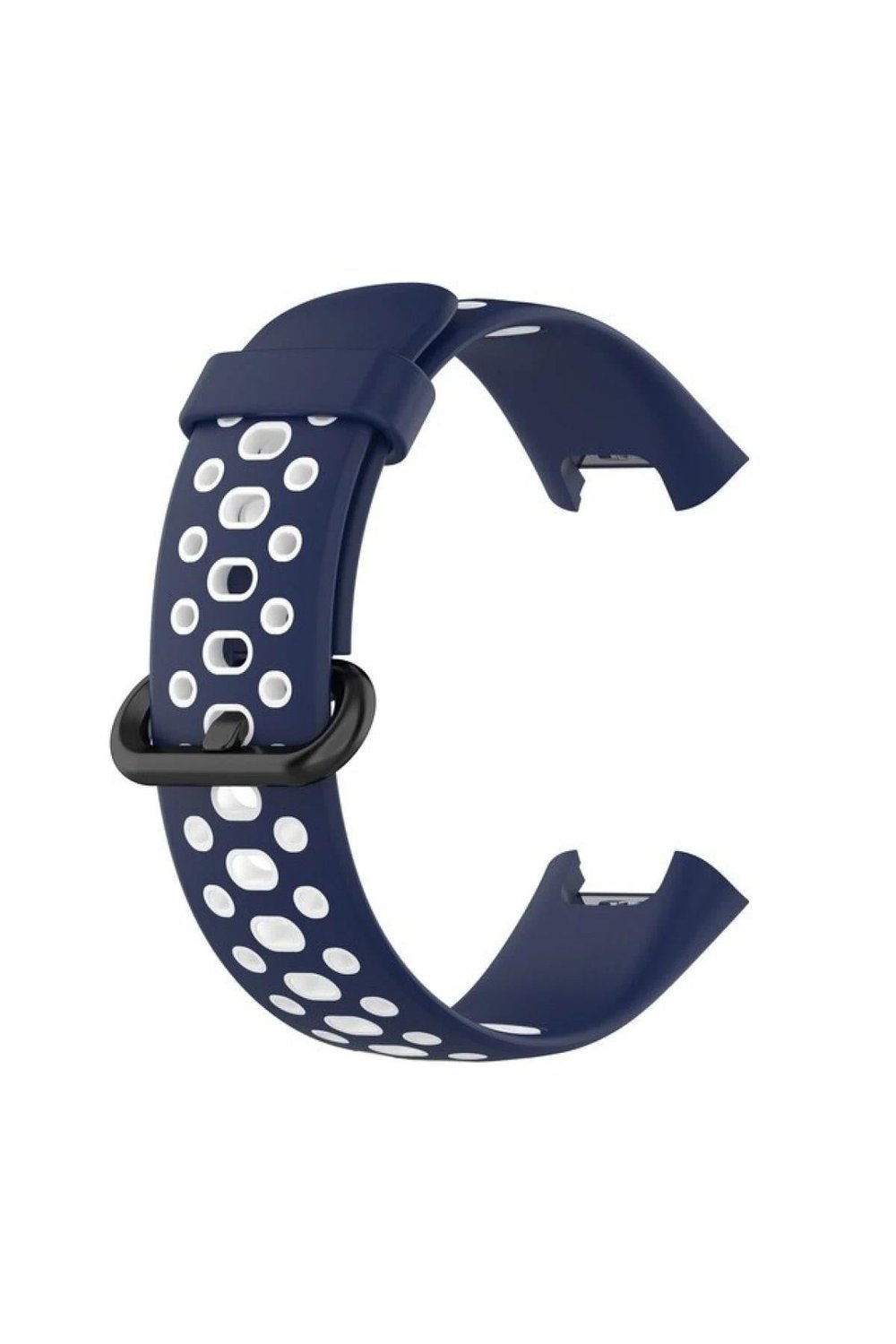 Mey İthalat®   Redmi Watch 2 Spor Delikli Kordon - Lacivert-Beyaz