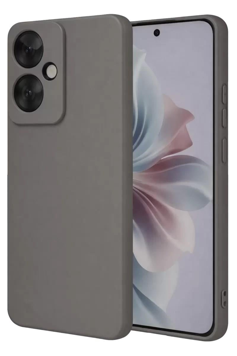 Mey İthalat®   Reno 11F Kılıf First Silikon - Gri