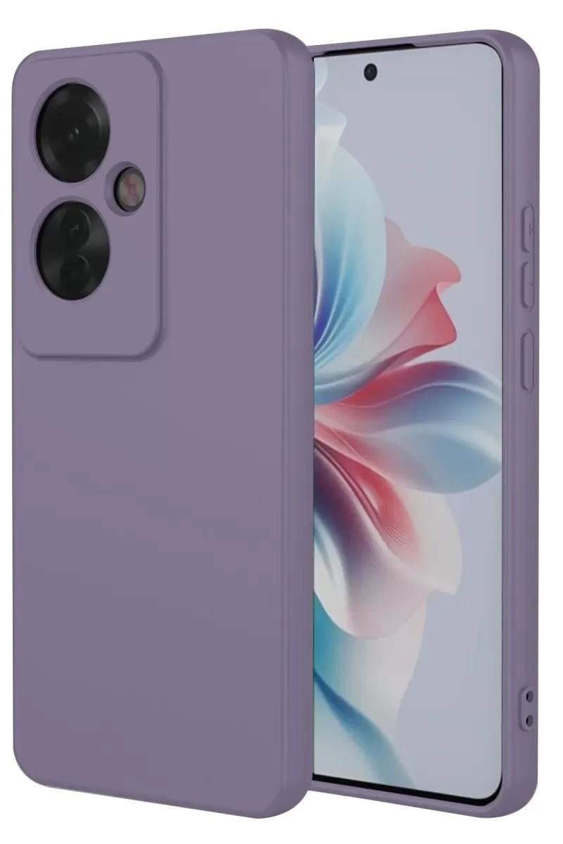 Mey İthalat®   Reno 11F Kılıf First Silikon - Lila