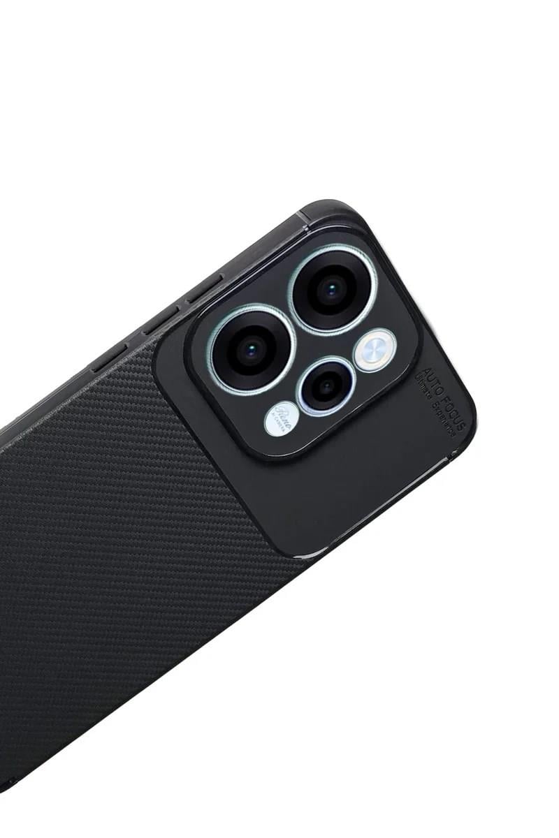 Mey İthalat®   Reno 15 Auto Focus Karbon Kapak - Siyah