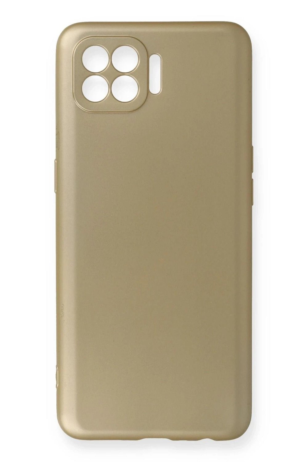 Mey İthalat®   Reno 4 Lite Kılıf First Silikon - Gold