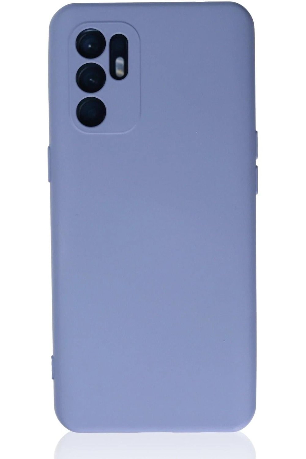 Mey İthalat®   Reno 6 Kılıf Nano içi Kadife Silikon - Lila