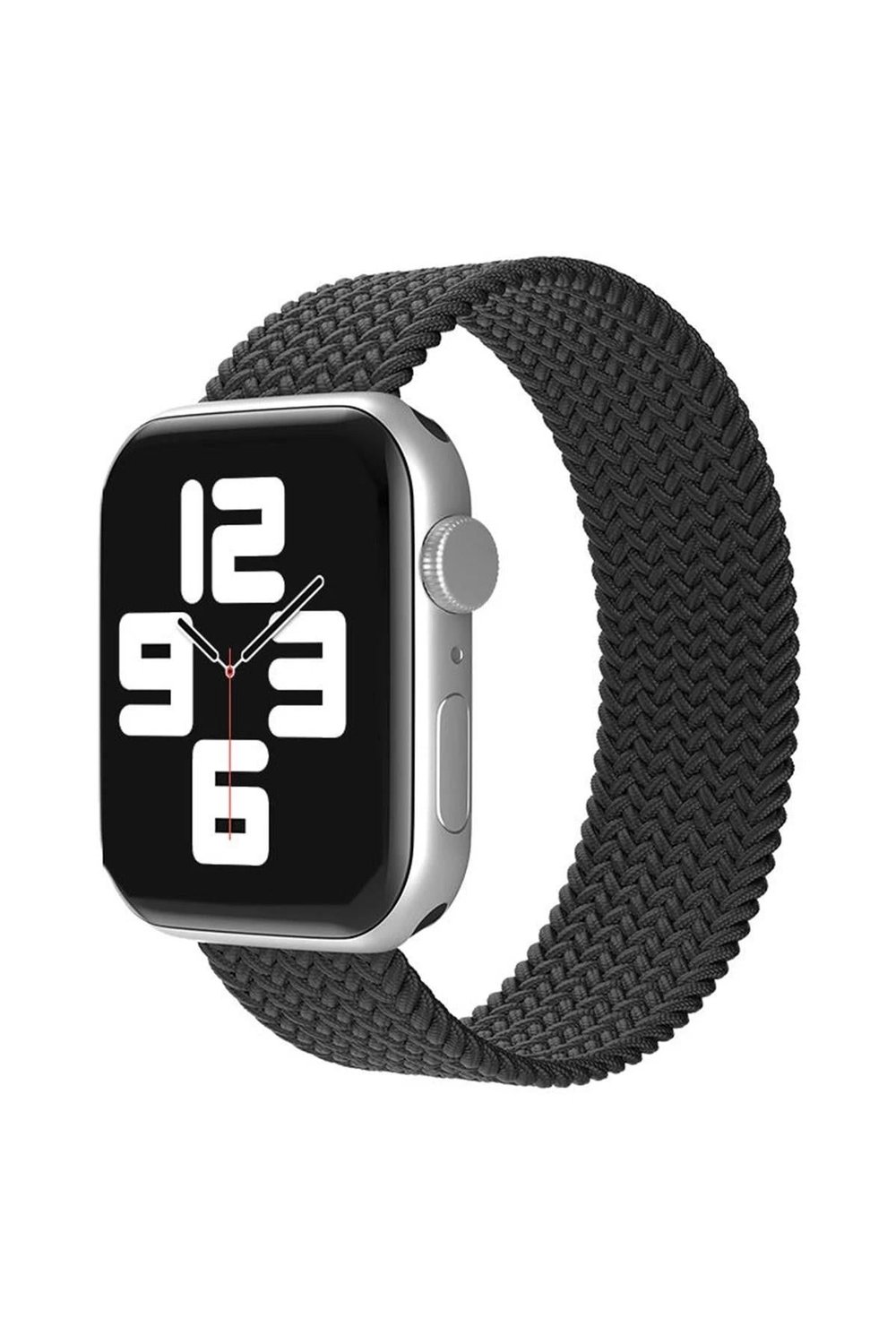 Mey İthalat®   Watch 38mm Ayarlı Solo Silikon Kordon - Siyah