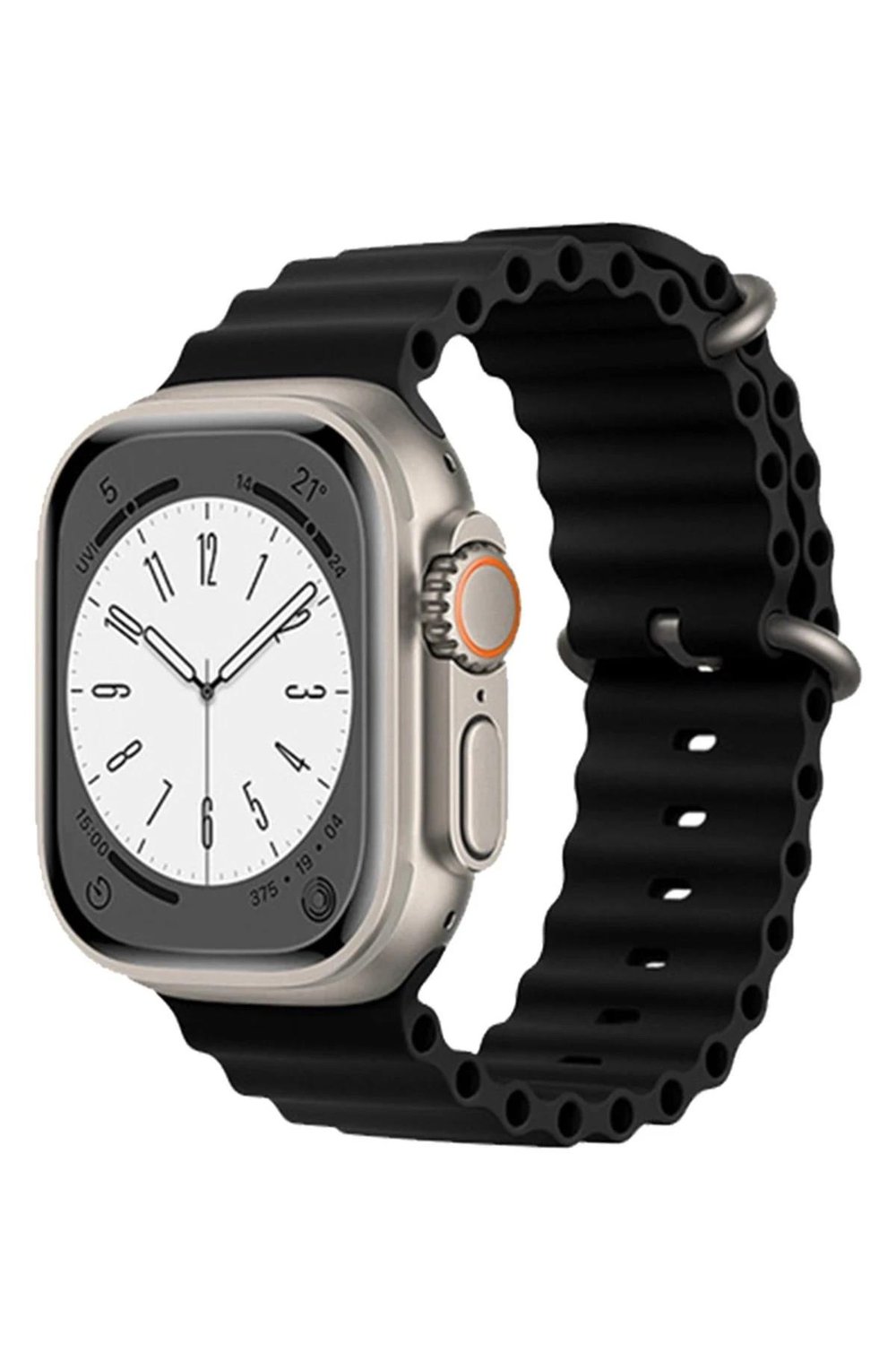Mey İthalat®   Watch 38mm Ocean Kordon - Siyah