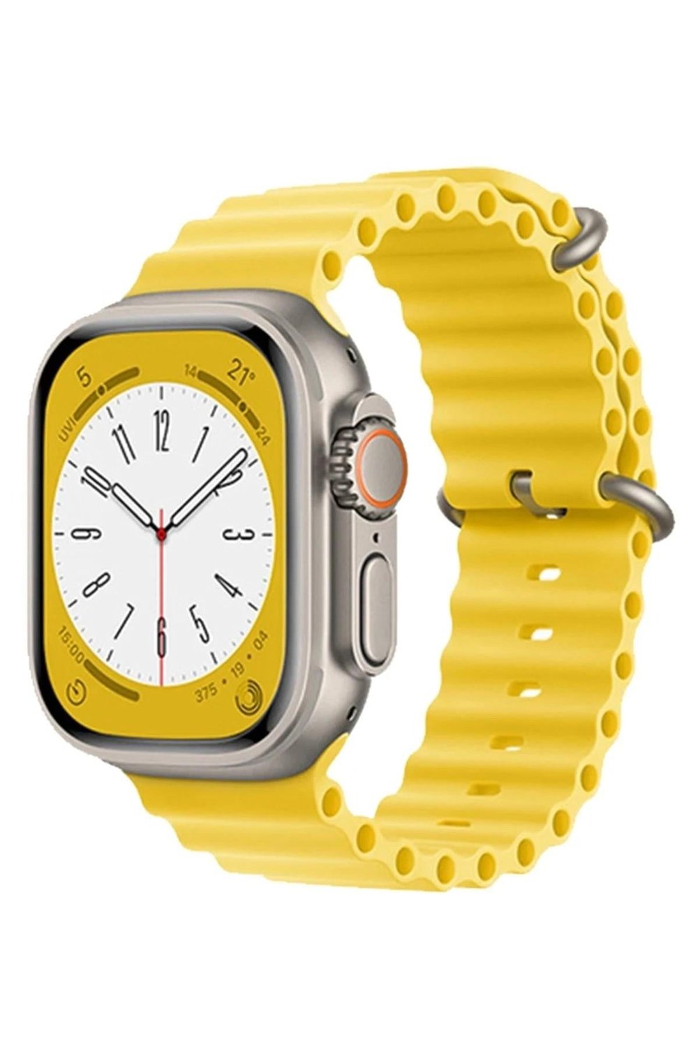 Mey İthalat®   Watch 38mm Ocean Kordon - Sarı