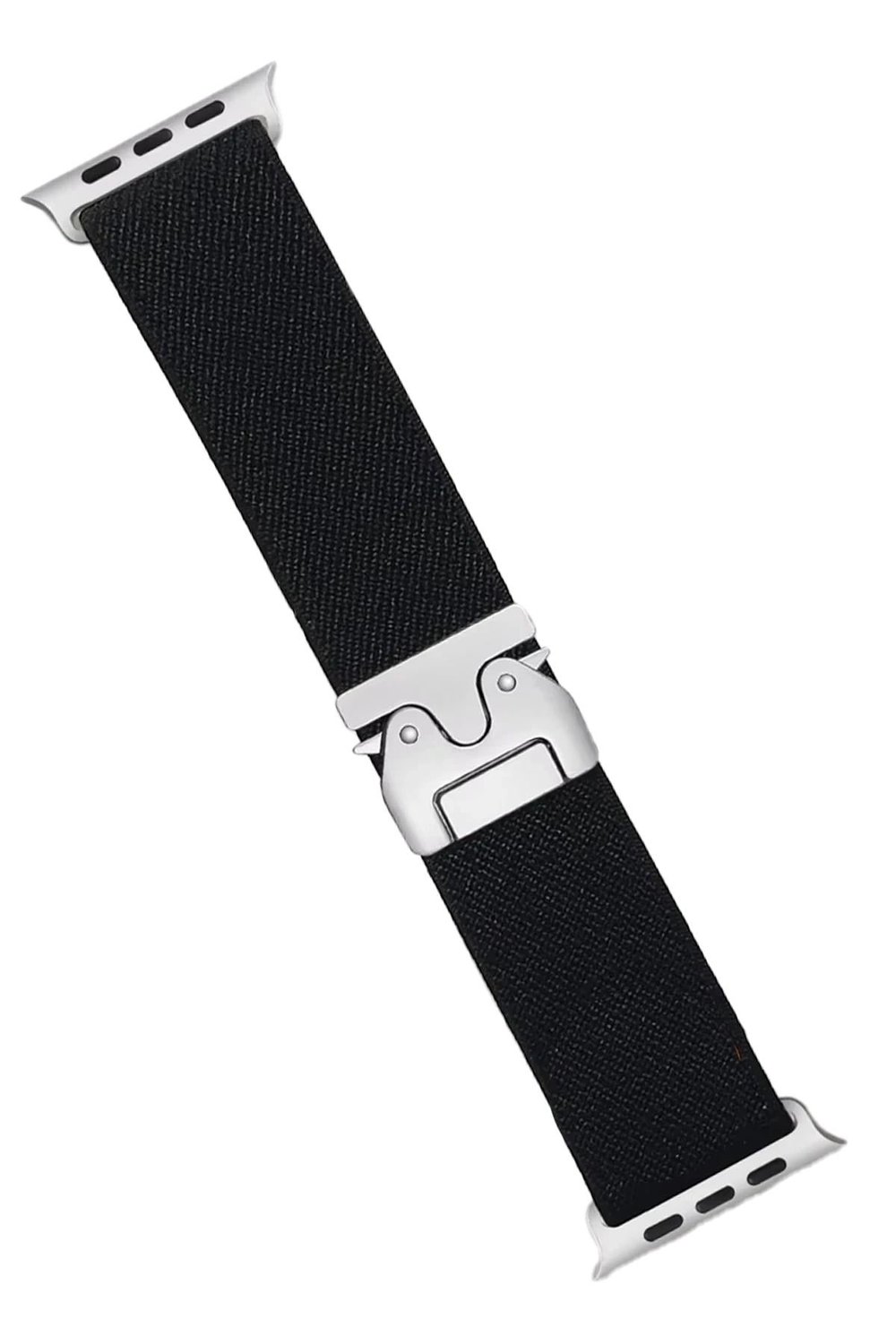 Mey İthalat®   Watch 42mm Forest Kumaş Kordon - Siyah