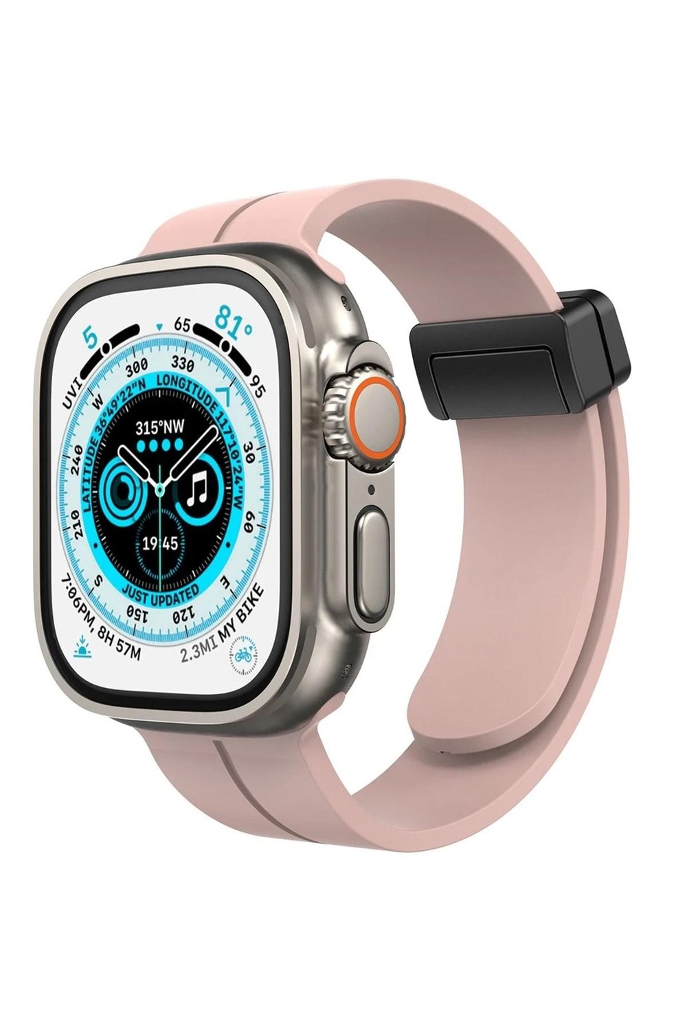 Mey İthalat®   Watch 42mm KR412 Elegance Stylısh Kordon - Pudra