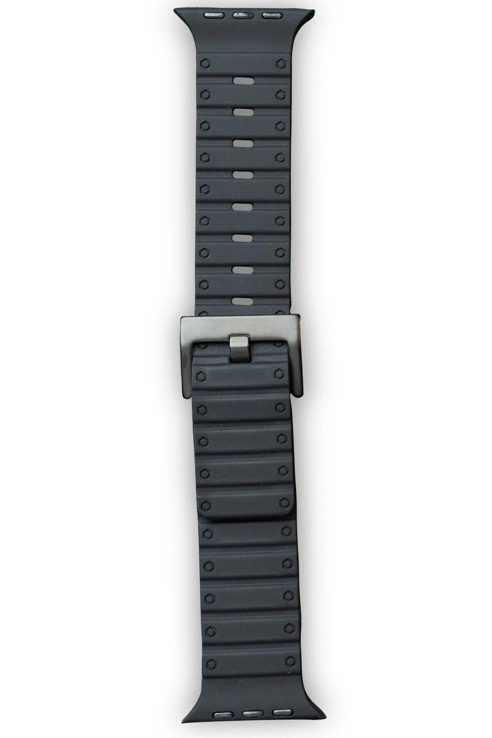 Mey İthalat®   Watch 42mm Magnus Mıknatıslı Silikon Kordon - Siyah