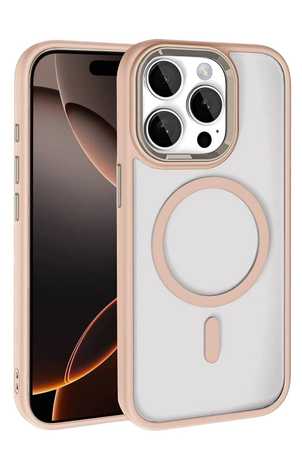 Mey İthalat®   iPhone 15 Pro Max Terea Magsafe Kapak - Gold