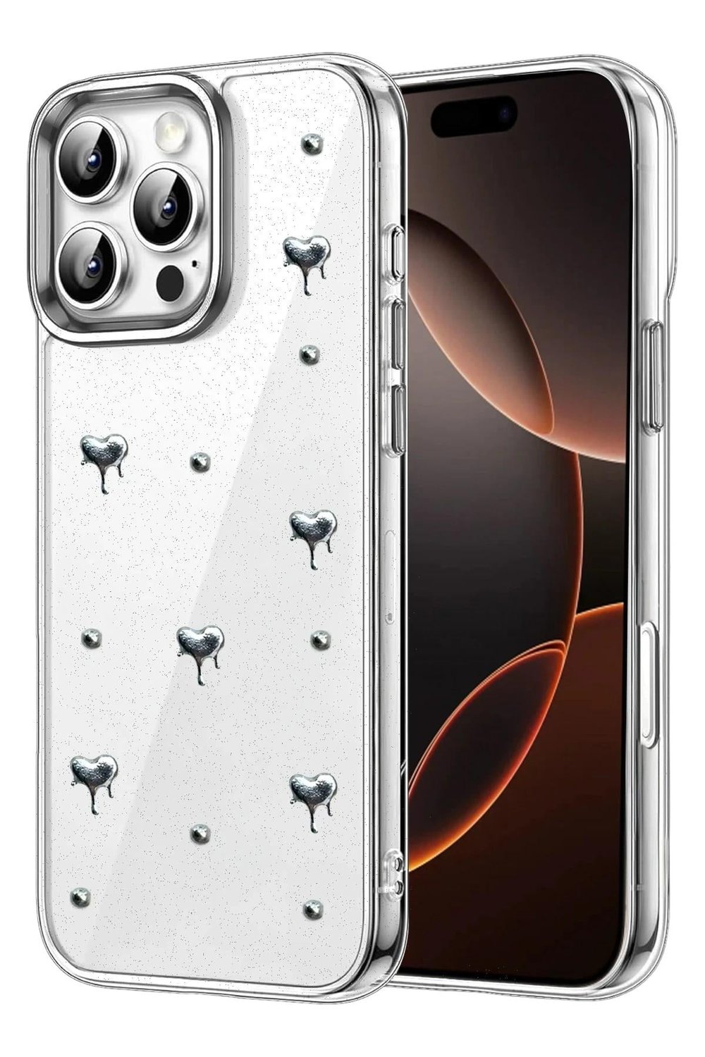 Mey İthalat®   iPhone 16 Pro Max Fiyonk Desenli Kapak - Desen 1