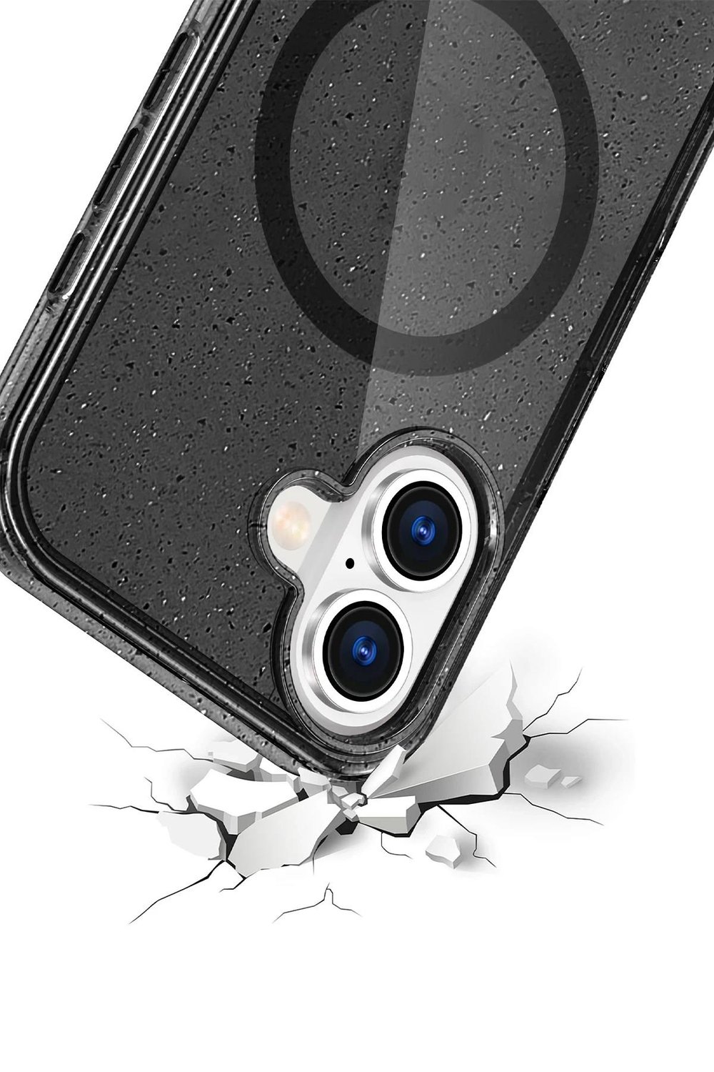 Mey İthalat®   iPhone 16 Star Magsafe Kapak - Siyah