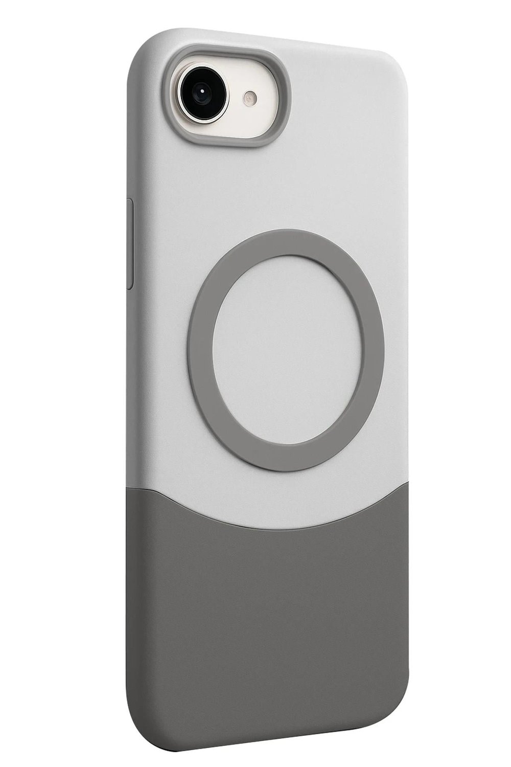 Mey İthalat®   iPhone 16E Velar Magsafe Kapak - Natural Grey