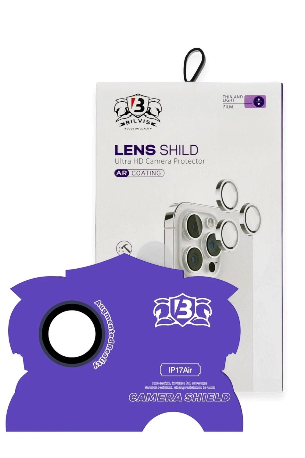 Mey İthalat®   iPhone 17 Air Bilvis Titan Kamera Lens - Lacivert