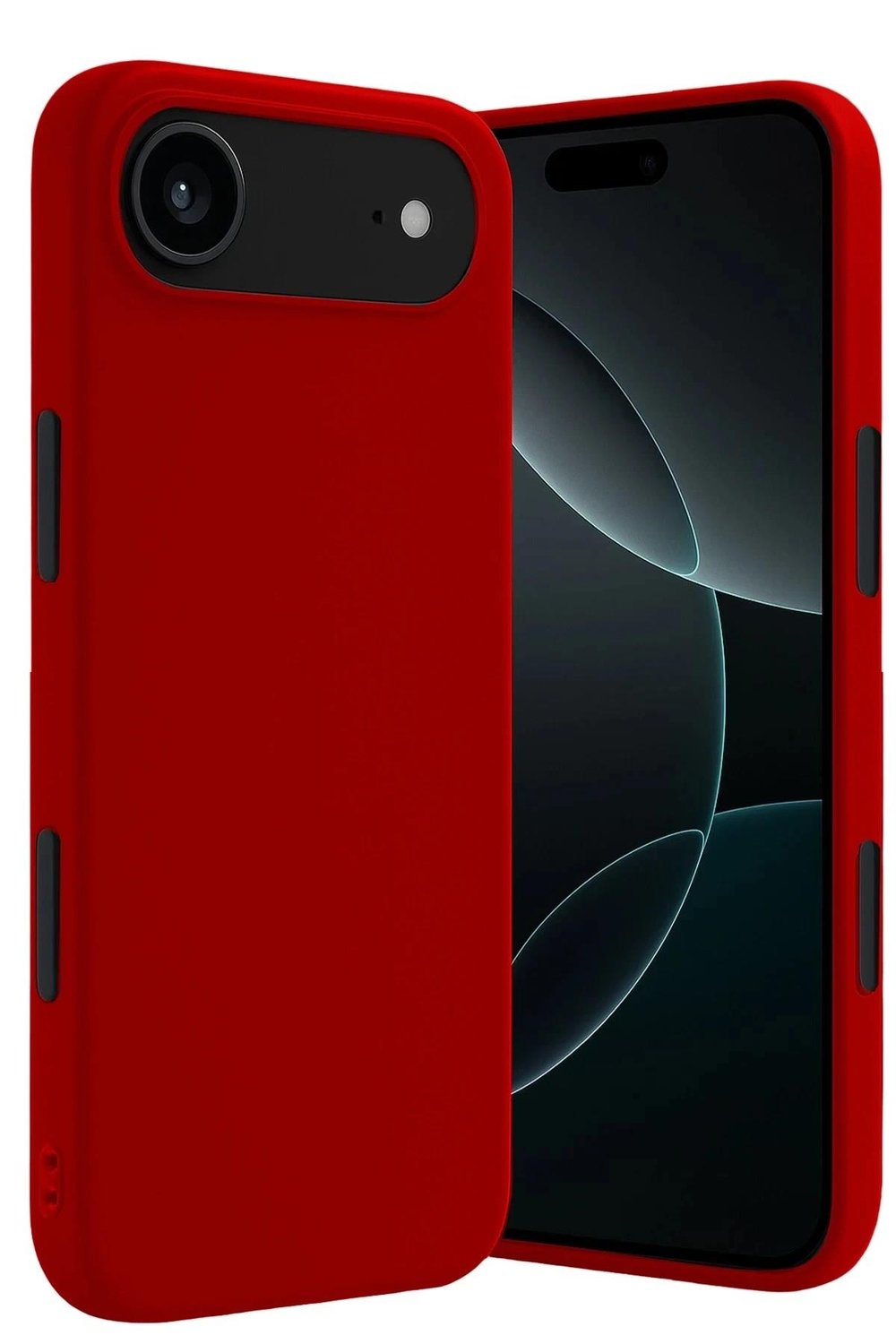 Mey İthalat®   iPhone 17 Air First Silikon - Kırmızı