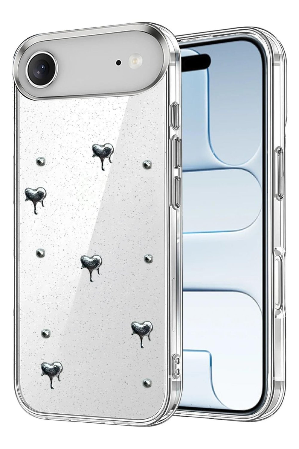 Mey İthalat®   iPhone 17 Air Fiyonk Desenli Kapak - Desen 1
