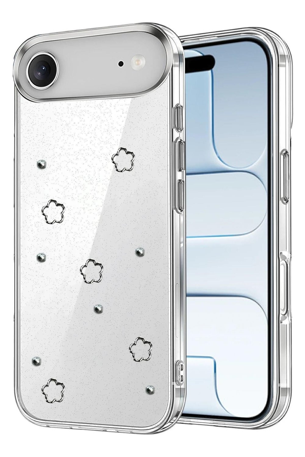 Mey İthalat®   iPhone 17 Air Fiyonk Desenli Kapak - Desen 2