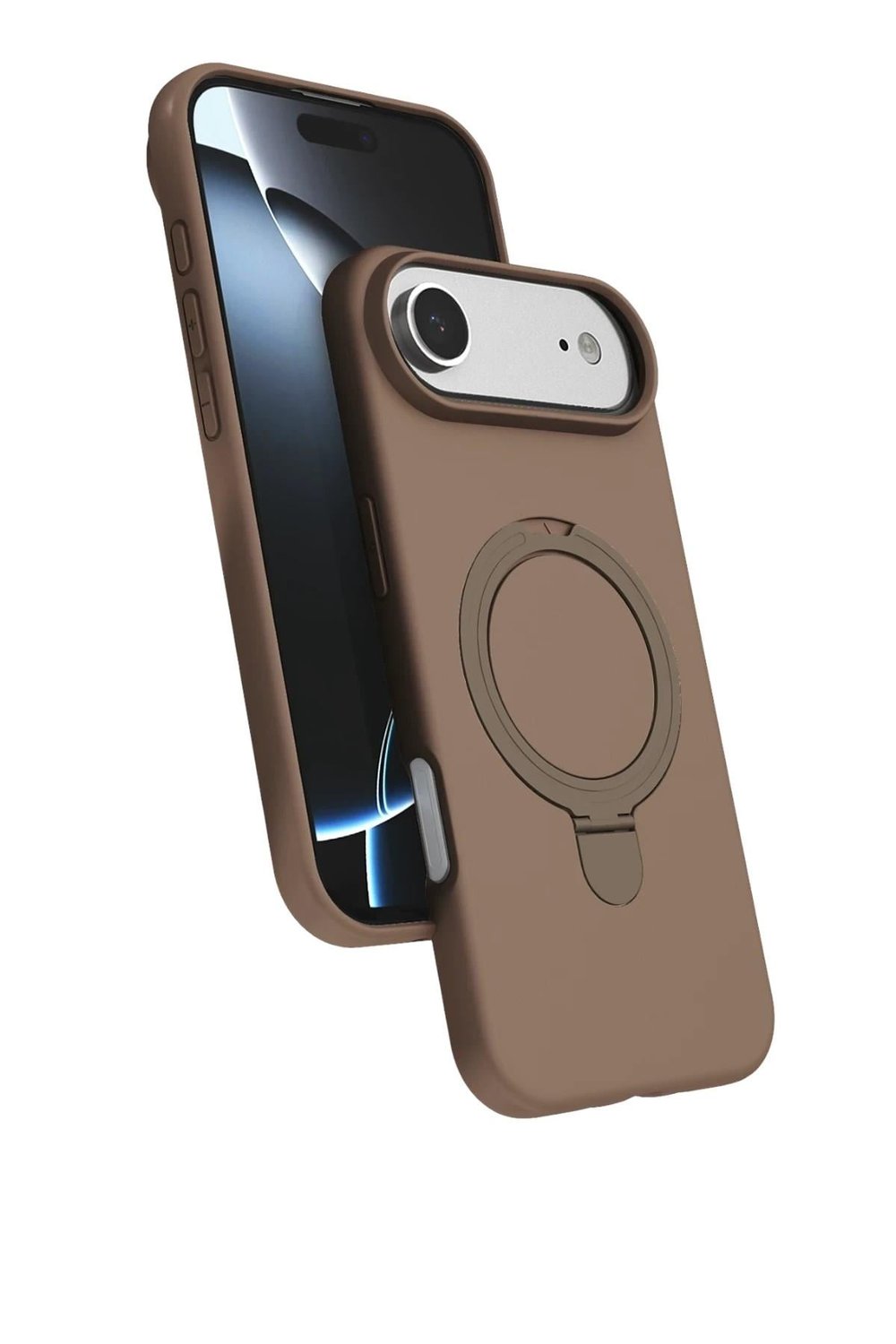 Mey İthalat®   iPhone 17 Air Regal Magsafe Standlı Kapak - Çöl Titanyum
