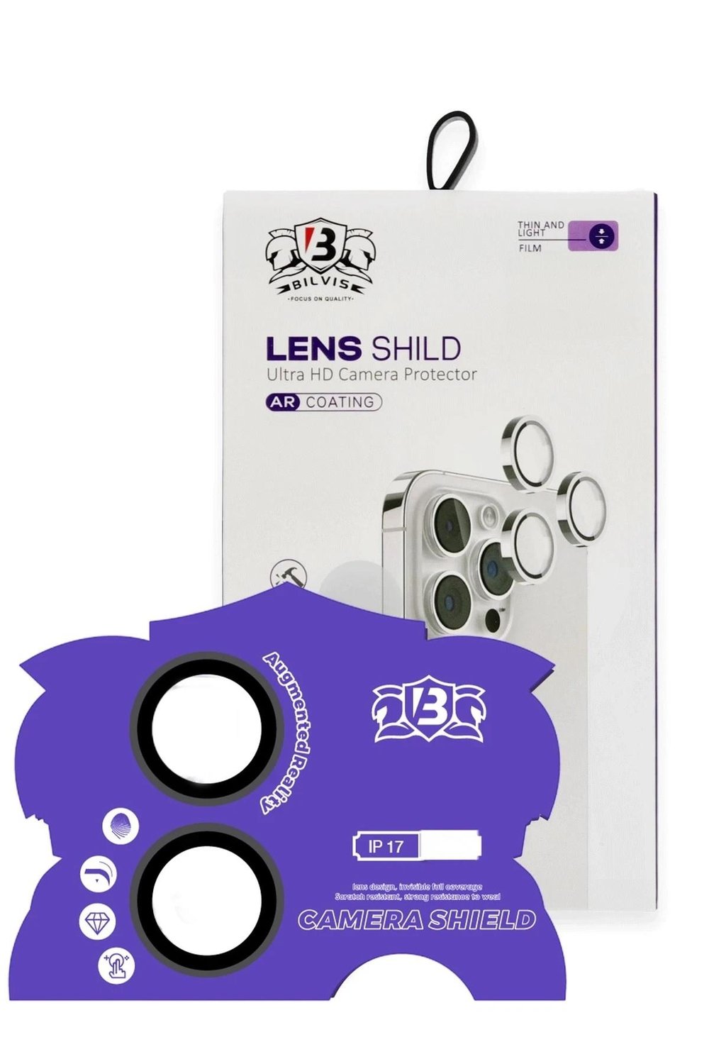 Mey İthalat®   iPhone 17 Bilvis Titan Kamera Lens - Siyah