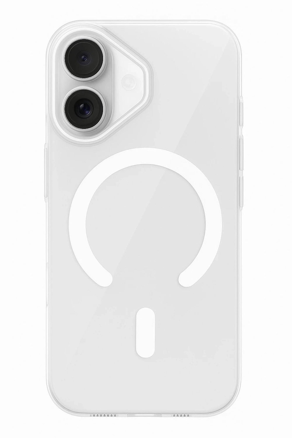 Mey İthalat®   iPhone 17 PC Blank Magsafe Kapak - Şeffaf