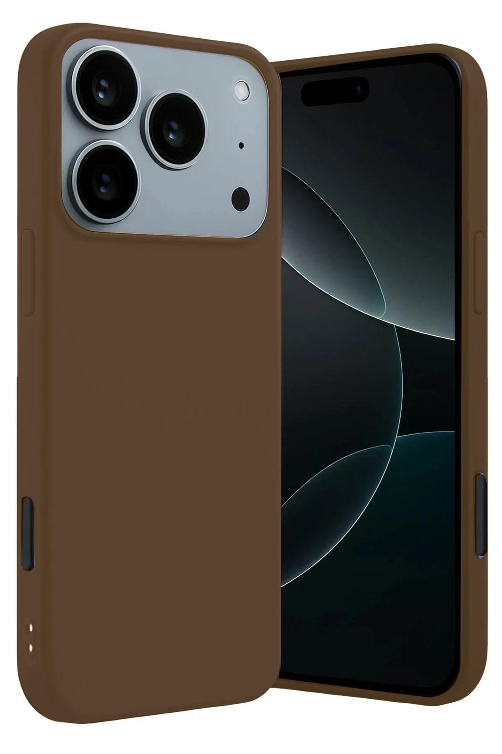 Mey İthalat®   iPhone 17 Pro First Silikon - Kahverengi