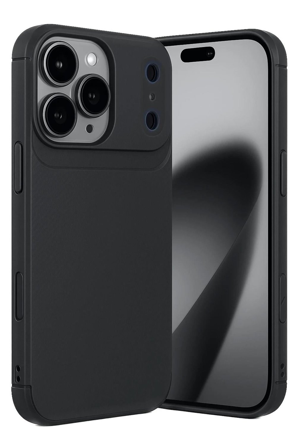 Mey İthalat®   iPhone 17 Pro Max Auto Focus Karbon Kapak - Siyah