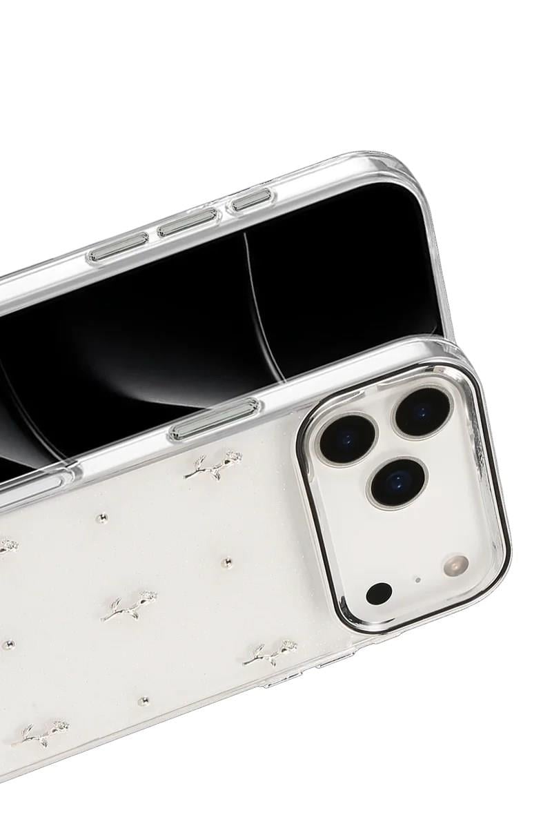 Mey İthalat®   iPhone 17 Pro Max Fiyonk Desenli Kapak - Desen 4