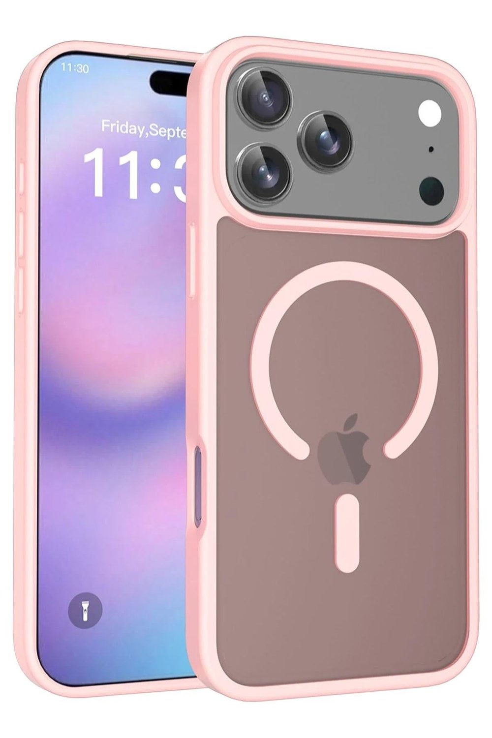 Mey İthalat®   iPhone 17 Pro Max Jota Magsafe Kapak - Pudra