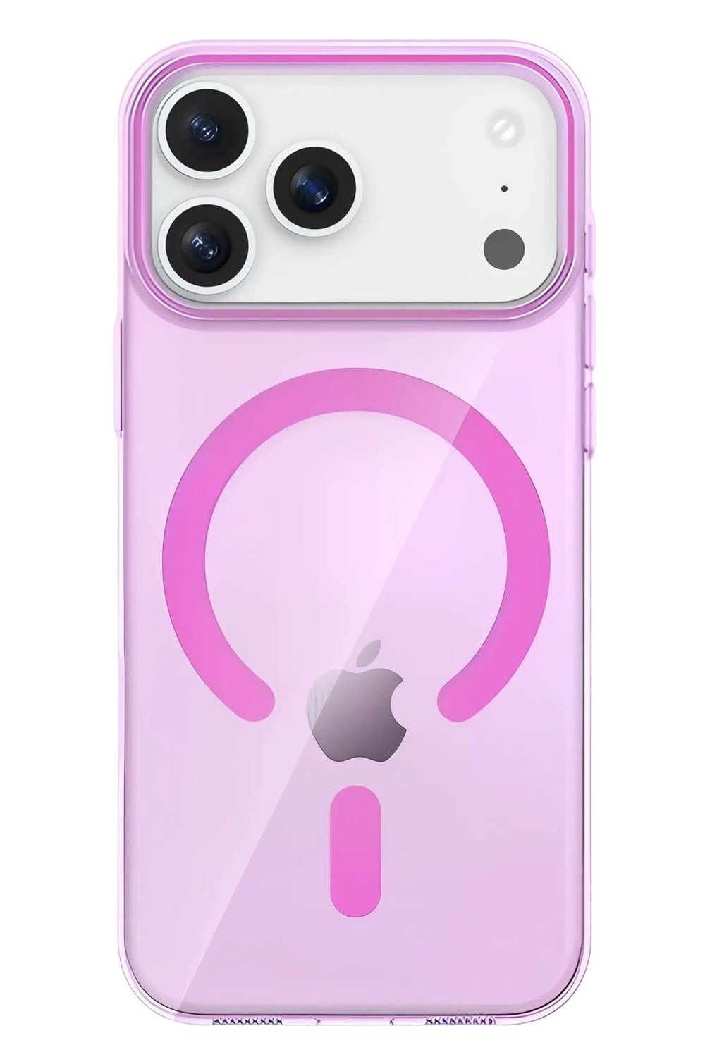 Mey İthalat®   iPhone 17 Pro Max PC Blank Magsafe Kapak - Pembe