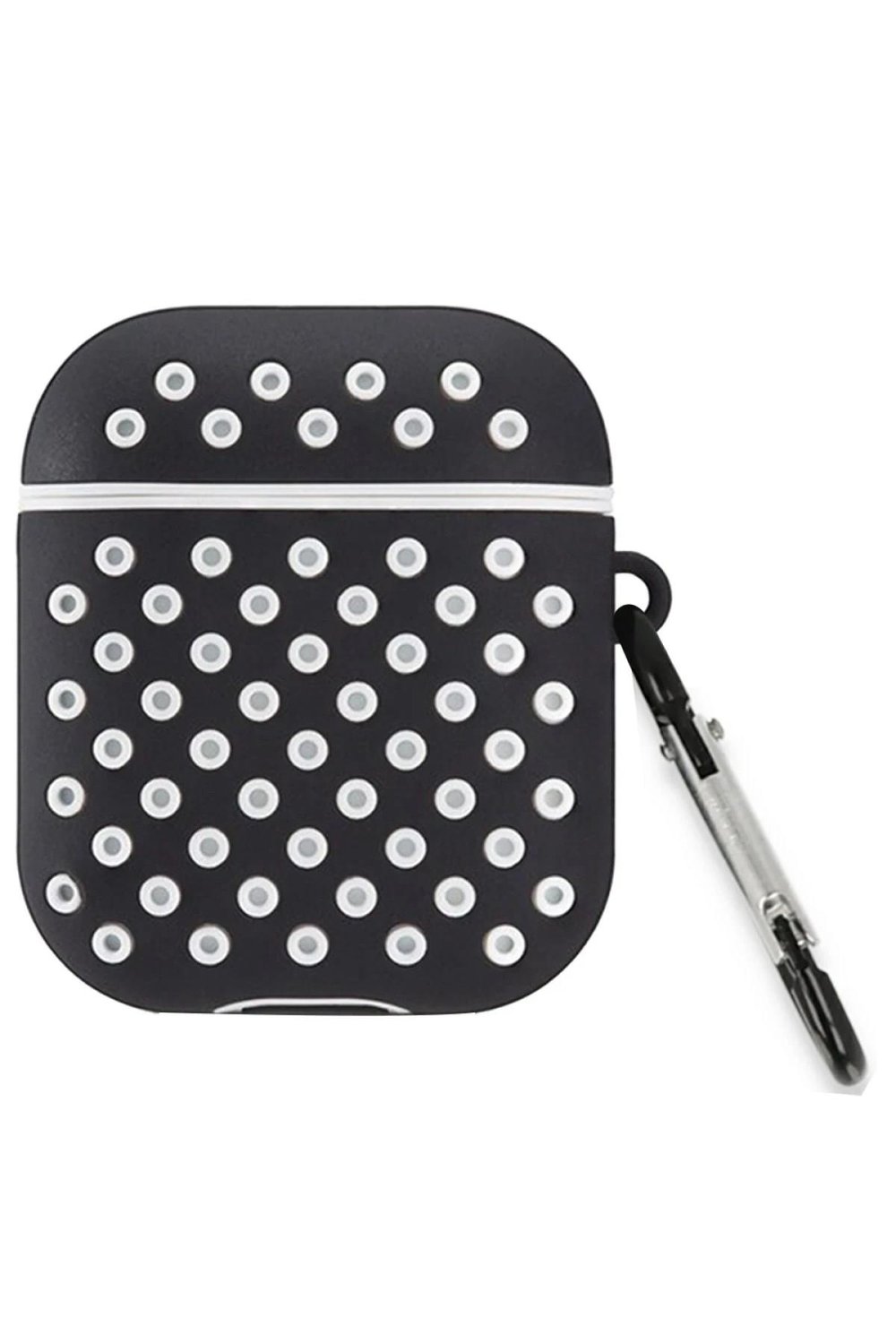 Mey İthalat®  Airpods 2 (2.nesil) Spor Delikli Kılıf - Siyah-Beyaz