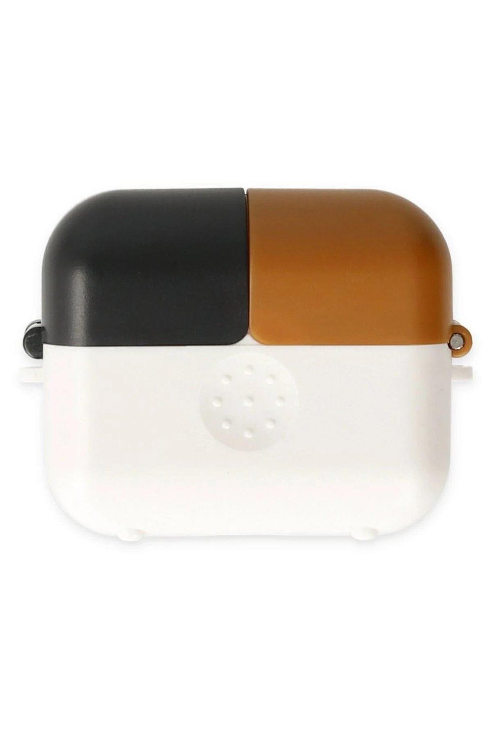 Mey İthalat®  Airpods 3 (3.nesil) Basmalı Kılıf - Beyaz-Siyah-Kahverengi