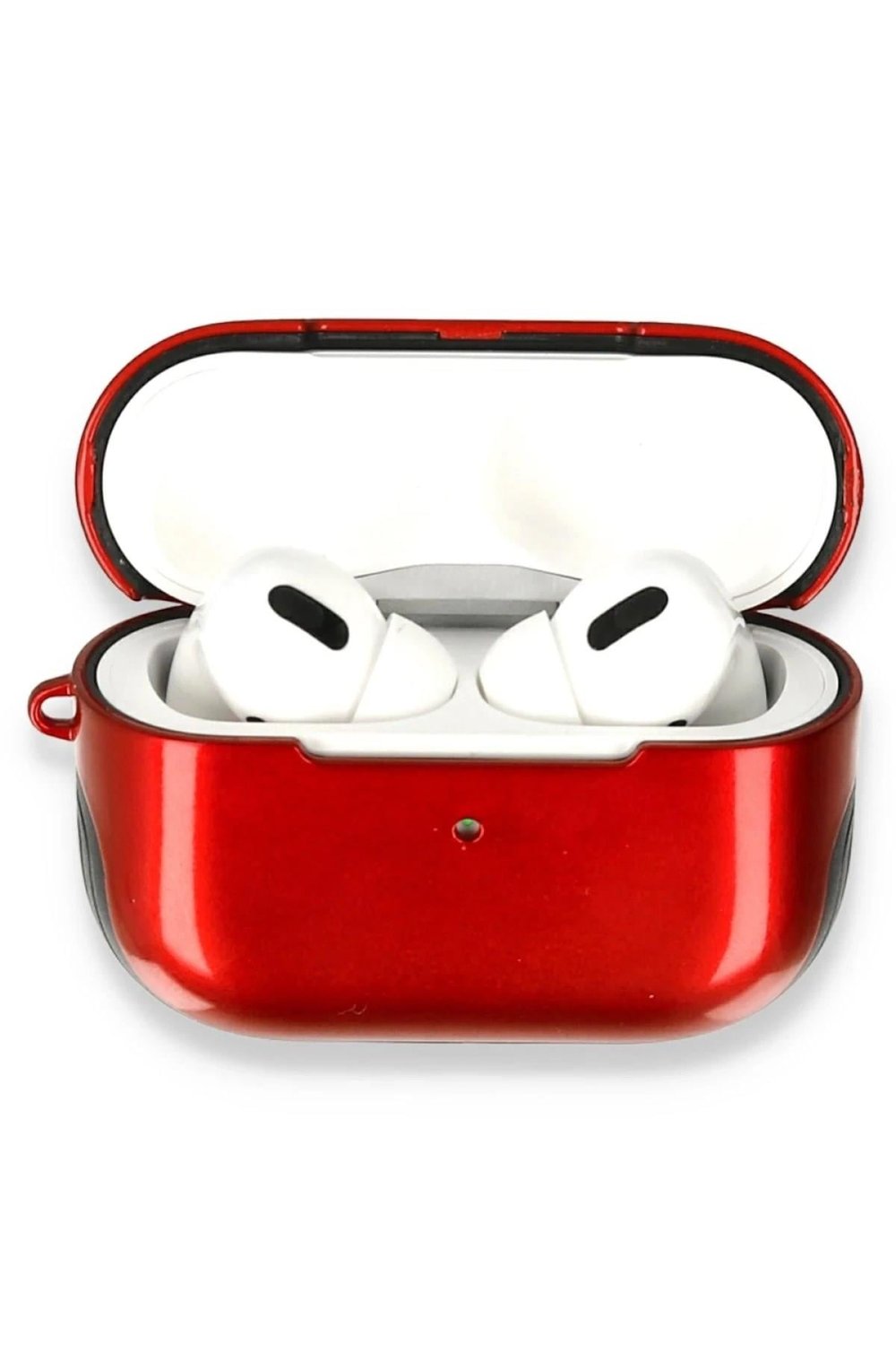 Mey İthalat®  Airpods Pro (1.nesil) 3in1 Kılıf - Kırmızı