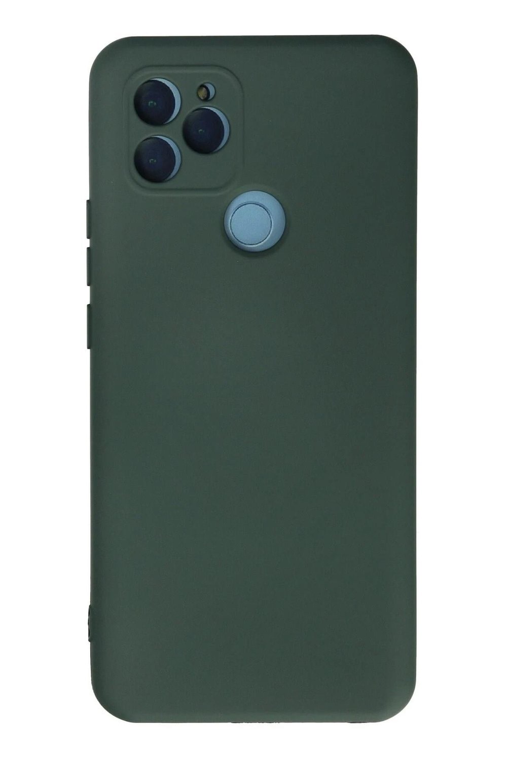 Mey İthalat®  General Mobile GM 21 Kılıf Nano içi Kadife Silikon - Koyu Yeşil
