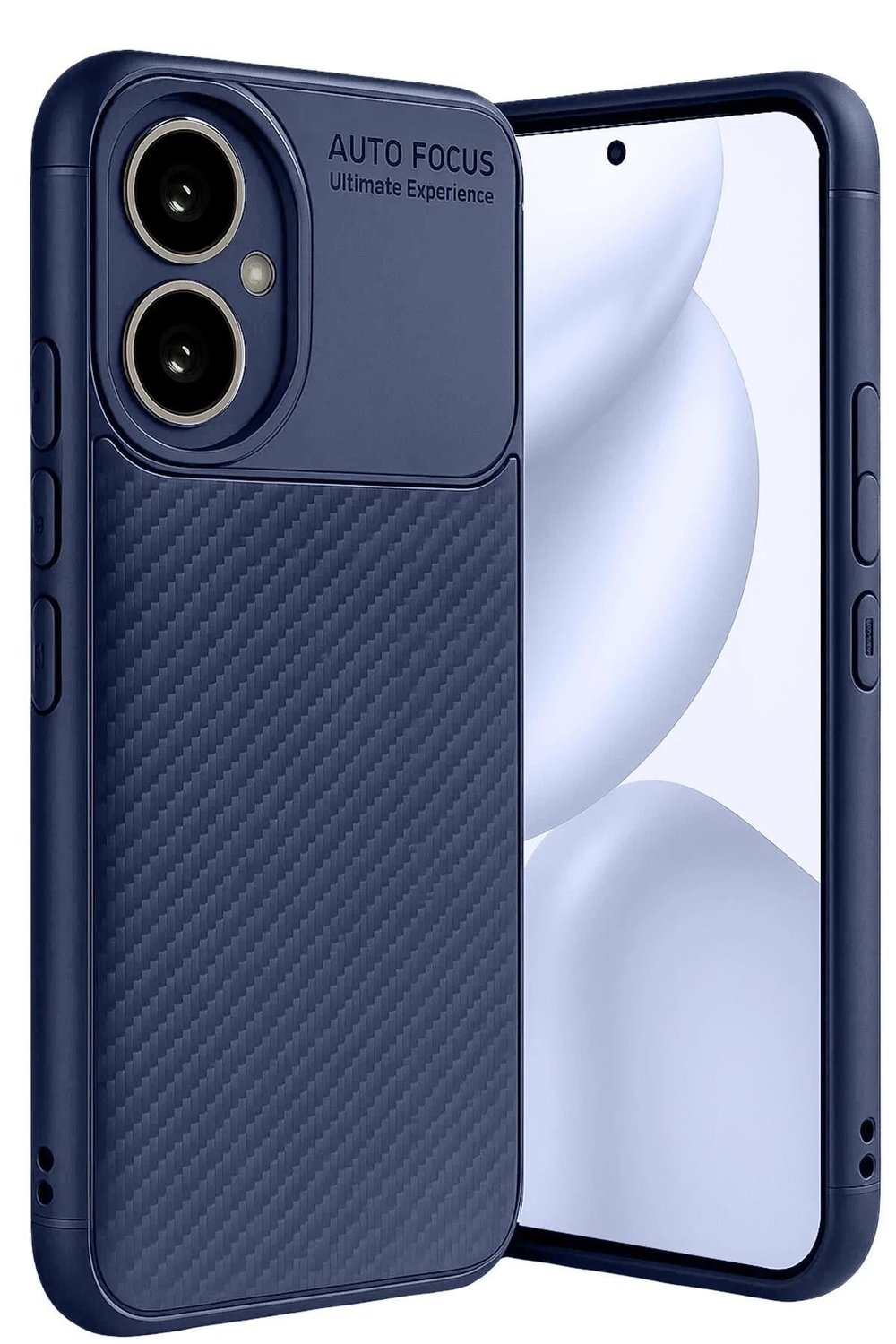 Mey İthalat®  Honor 400 Kılıf Auto Focus Karbon Kapak - Lacivert