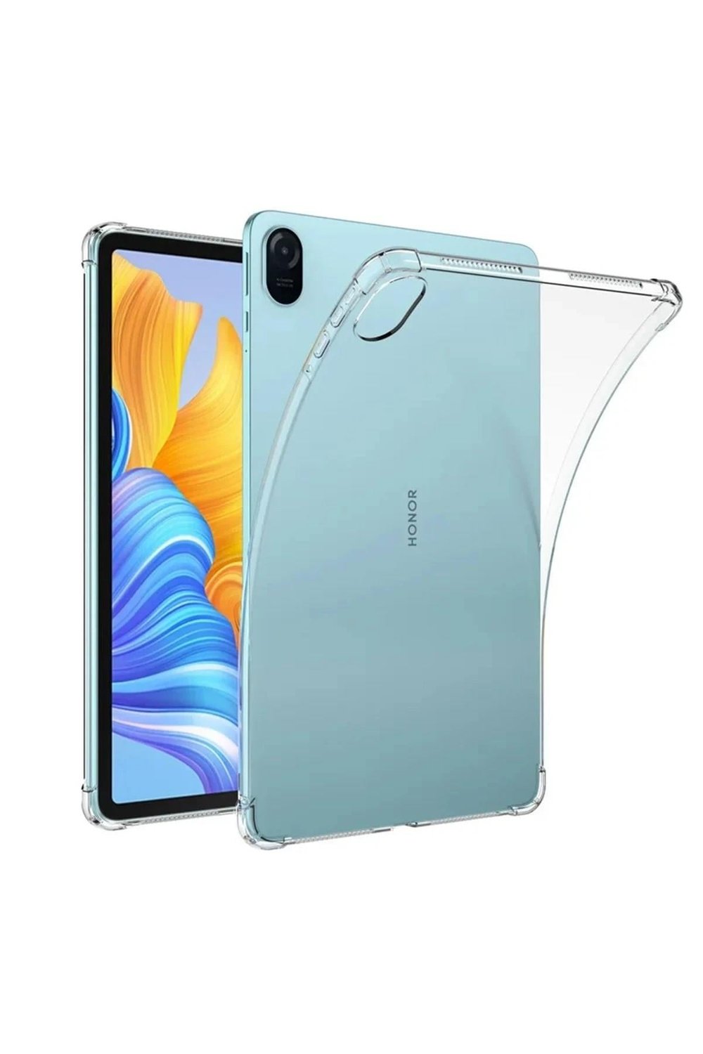 Mey İthalat®  Huawei Honor Pad 8 12 Kılıf Anti Shock Tablet Silikon - Şeffaf