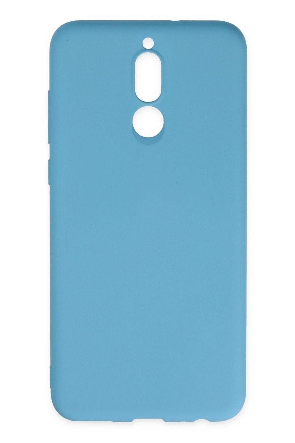 Mey İthalat®  Huawei Mate 10 Lite Kılıf Nano içi Kadife Silikon - Mavi