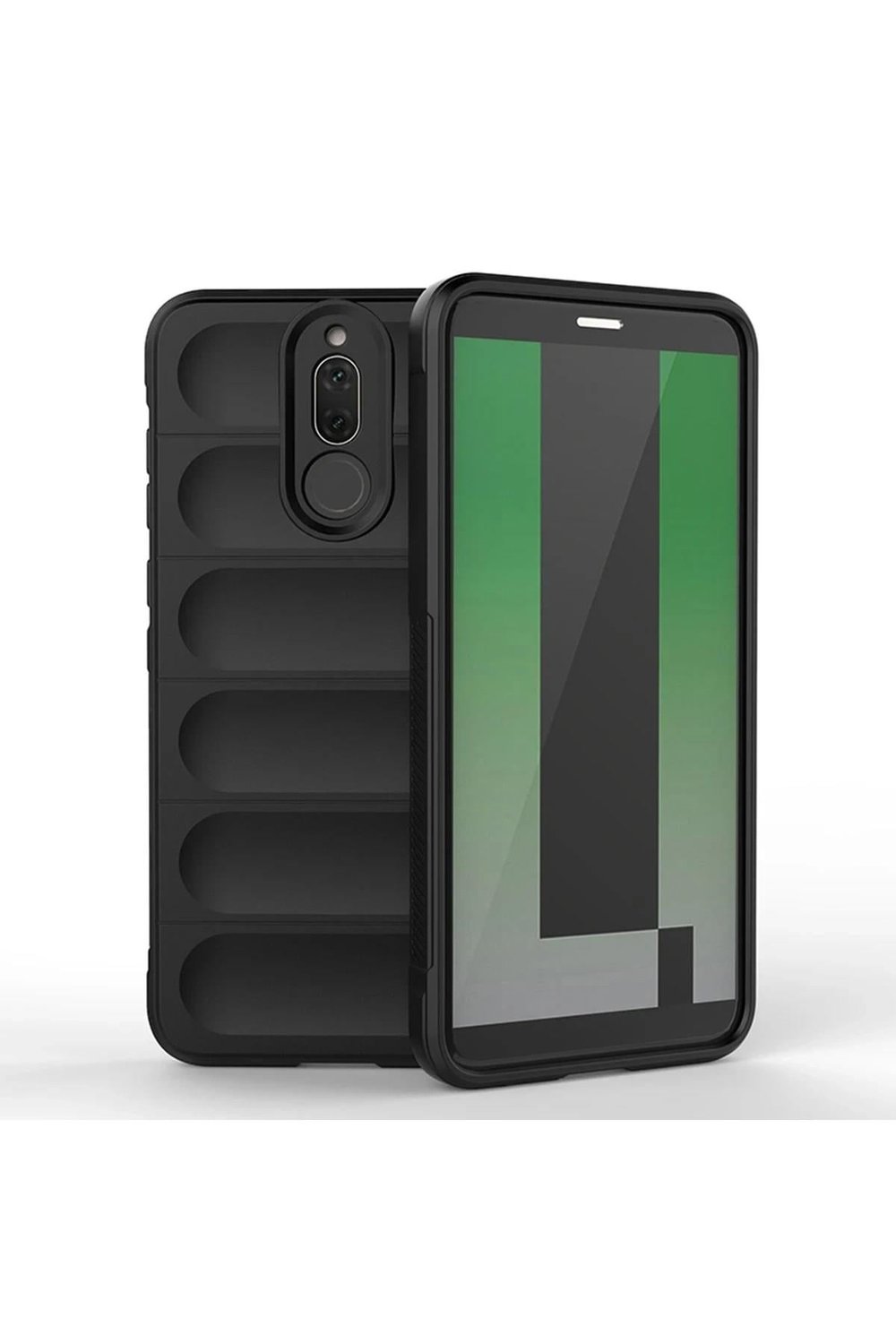 Mey İthalat®  Huawei Mate 10 Lite Kılıf Optimum Silikon - Siyah