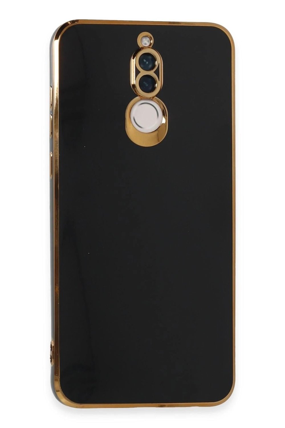 Mey İthalat®  Huawei Mate 10 Lite Kılıf Volet Silikon - Siyah