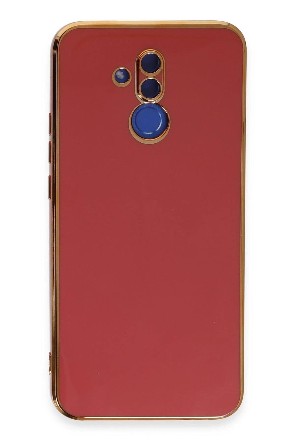 Mey İthalat®  Huawei Mate 20 Lite Kılıf Volet Silikon - Kırmızı