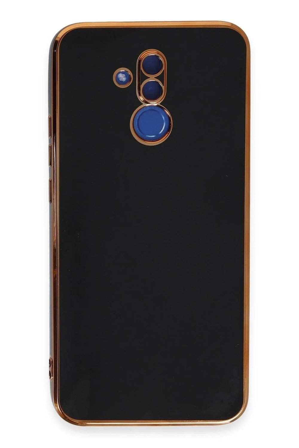 Mey İthalat®  Huawei Mate 20 Lite Kılıf Volet Silikon - Siyah