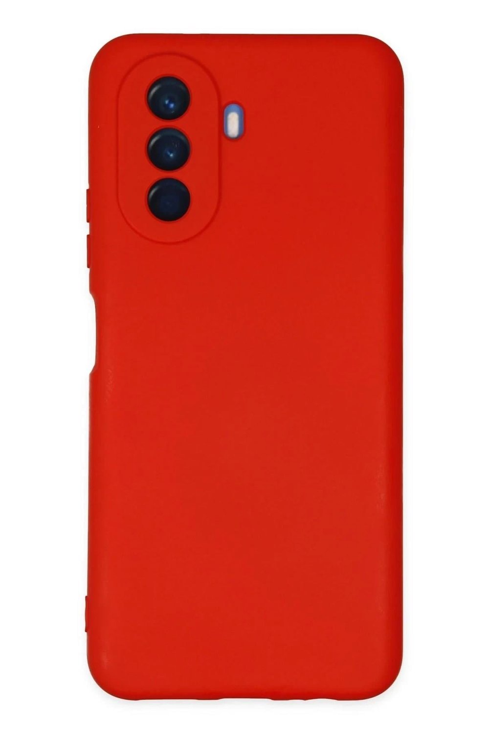 Mey İthalat®  Huawei Nova Y70 Kılıf Nano içi Kadife Silikon - Kırmızı