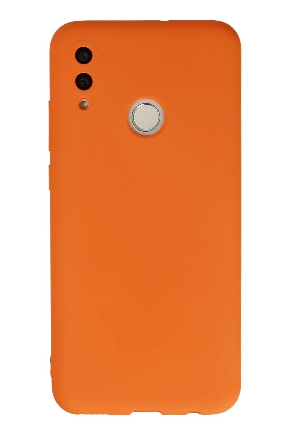 Mey İthalat®  Huawei P Smart 2019 Kılıf Nano içi Kadife Silikon - Turuncu